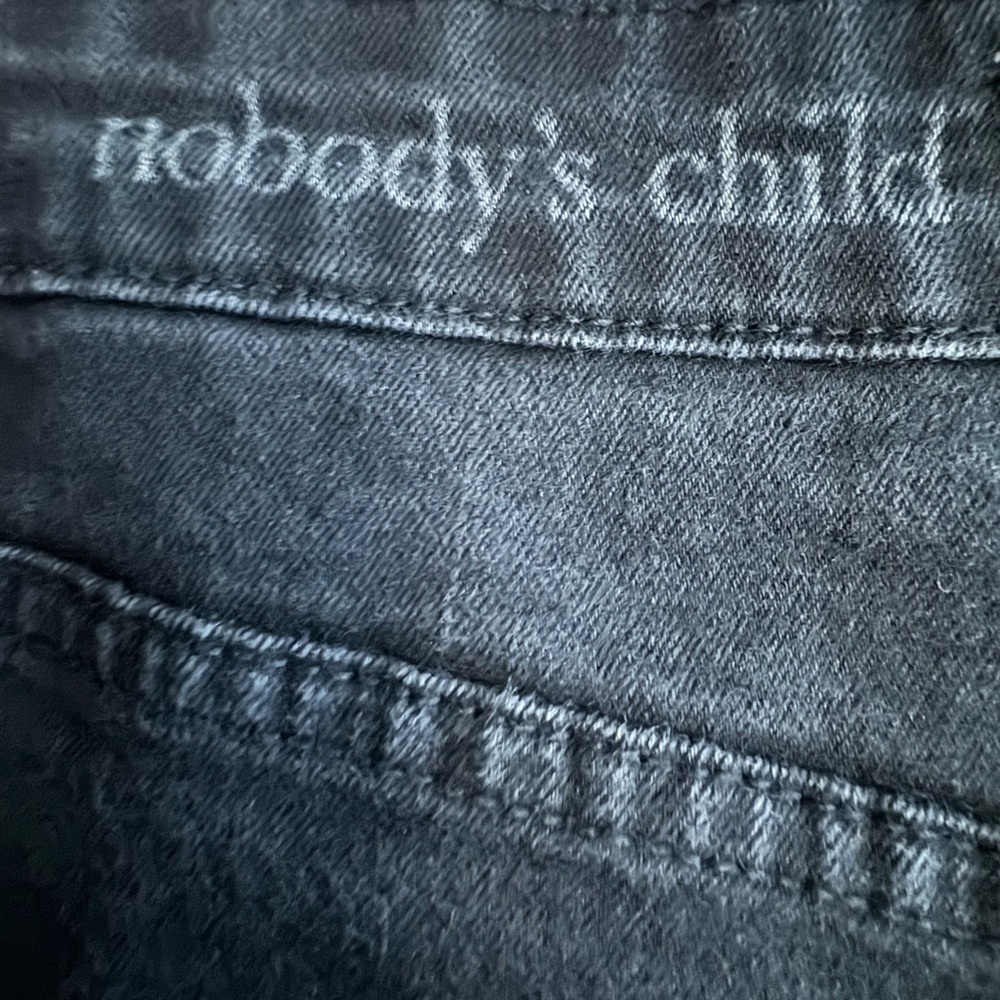 Nobody's Child Black Skinny Denim Jeans - Size 10 - Picture 3 of 6